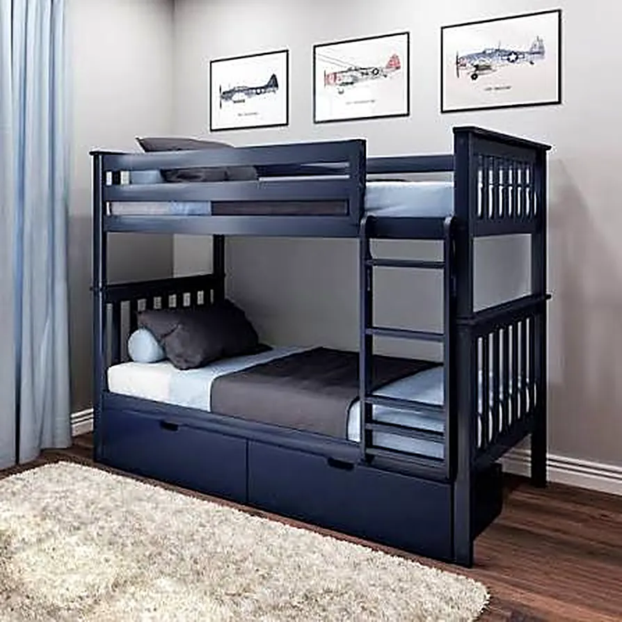 Bunk beds made up in a C4 bedroom